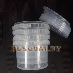 Ведро Круглое С Крышкой 500мл. (Пищ.Прод. Мед И Т.П.) - 100 Шт.